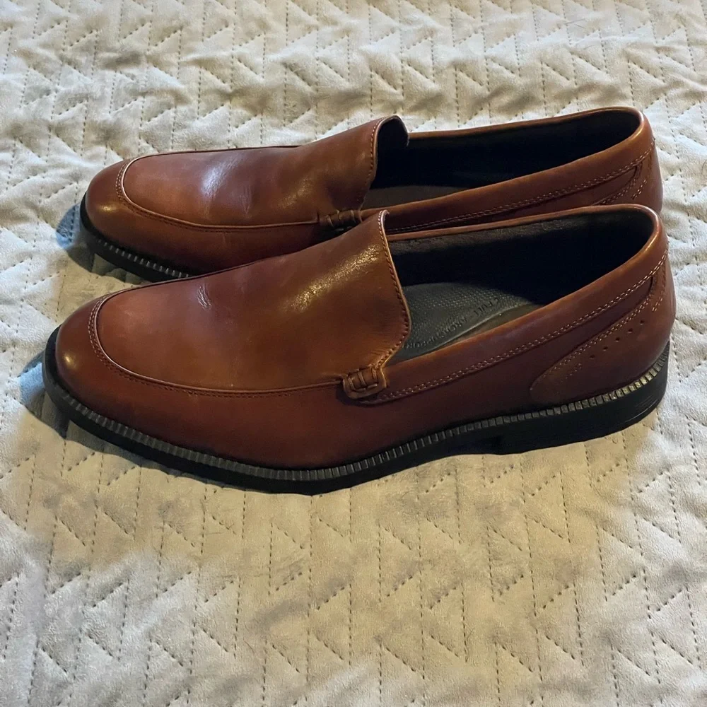 Rockport shoes men’s size 9 brown pre-owned‎ condition